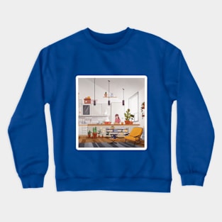 Making Lunch - Square Crewneck Sweatshirt